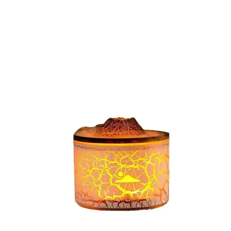 Diffuseur d’Arômes Volcanique 230 ml à Brancher – Brume Fraîche, Huiles Essentielles, Minuterie 3 Vitesses pour Maison, Voiture ou Bureau
